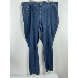 Womans Excellent Condition Ashley Stewart Blue Jeans 21T Skinny 0075/Y-2